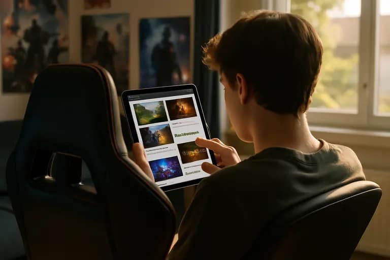 Player reviewing payment settings and family controls before making a game purchase