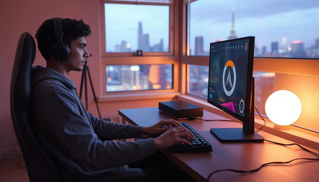 Overwatch tilt prevention strategies, a serene and focused gaming setup. A player sits calmly, hands steady on the keyboard and mouse, surrounded by a minimalist workspace bathed in soft, ambient lighting. In the background, a window offers a tranquil view of a city skyline, conveying a sense of balance and inner peace. The atmosphere is one of deliberation and control, as the player navigates the competitive landscape with a clear, level-headed approach, resisting the urge to tilt or lose their composure. Overwatch tilt prevention strategies, a serene and focused gaming setup. A player sits calmly, hands steady on the keyboard and mouse, surrounded by a minimalist workspace bathed in soft, ambient lighting. In the background, a window offers a tranquil view of a city skyline, conveying a sense of balance and inner peace. The atmosphere is one of deliberation and control, as the player navigates the competitive landscape with a clear, level-headed approach, resisting the urge to tilt or lose their composure.