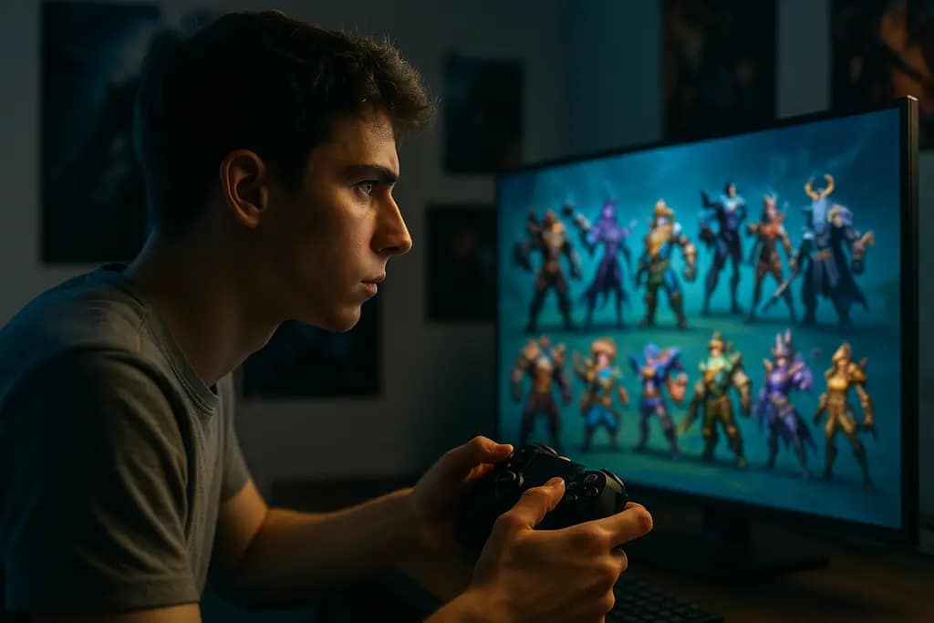 Game Monetization Crisis shown through a player reviewing store prices and update notes