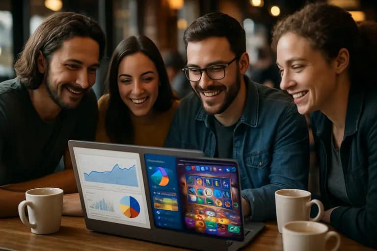 Gaming community dashboard showing storefront, app store, and support paths